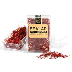 Bealar 西班牙番紅花絲 天然香料 增添料理風味與色彩 適用於燉飯、海鮮飯等各式料理, 0.5g, 1盒