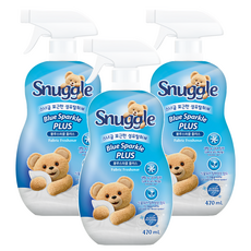 Snuggle 熊寶貝 衣物芳香噴霧 Blue Sparkle Plus, 470ml, 3瓶