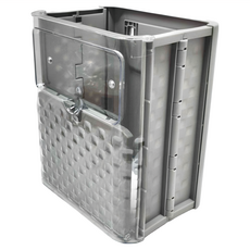 SHCJ 生活采家 隨手撥壁掛折疊垃圾桶 經典灰 壁掛設計節省空間 可折疊收納