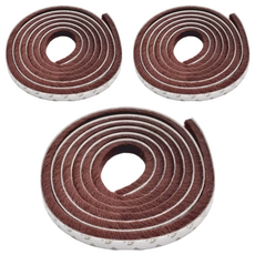 minono 米諾諾 氣密隔音防撞毛刷 2m, 棕色, 3個