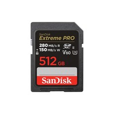 SanDisk 晟碟 公司貨 Extreme PRO SDXC UHS-II 記憶卡, 512GB, 1個