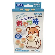 PetBest 丸田小動物營養補給餅 香雞蛋 60g 倉鼠/兔子/天竺鼠營養點心, 1盒