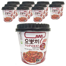 YOPOKKI 辣炒年糕杯，香辣夠味, 120g, 12個