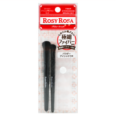 ROSY ROSA 小花眼影刷組 極細纖維軟刷毛 均勻沾粉 附保存袋, 大+小, 1組