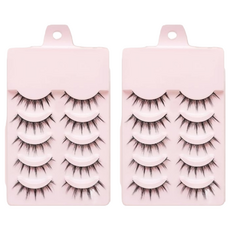 蕉蕉購物 假睫毛5對組 自然濃密 解鎖漫畫大眼睛, 仙女款, 2組