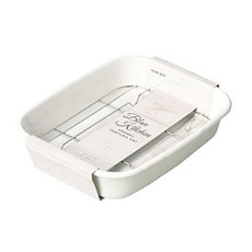 珍珠金屬 琺瑯天婦羅烤架(blanc kitchen 系列)hb-3679, 1入, 24公分x18.5公分x5公分