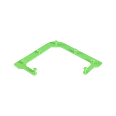 水槽瀝水過濾網置物架 細密瀝水孔, 綠色, 1個