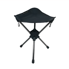 OWL CAMP SW-B 三腳旋轉椅, 7075航空鋁合金, A3S塑料, 1000D尼龍椅布, 黑色, 1個