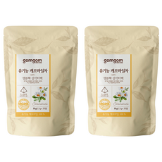 gomgom 洋甘菊茶 1.5g 30g, 20包, 2袋