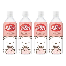DyDo 蘋果風味水 角落生物版 款式隨機, 500ml, 4瓶
