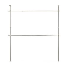 comet 寬固定 2層衣架, 白色