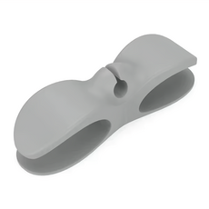 U-mop 弧形彈力整線器 灰色, 60g, 4個