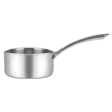 ABM 三層複合不鏽鋼單柄調理鍋, 18cm, 單色, 1個
