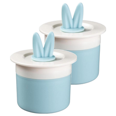 MEKO 萌萌兔耳手動式起泡器 使洗面乳快速起泡 規格約8.5*6.5cm, Z-064, 2個