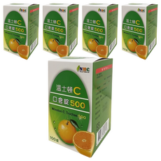 winston 溫士頓醫藥 C口含錠, 100錠, 2.06g, 5瓶