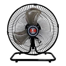 惠騰家電 10吋鋁葉工業桌扇 FR-108 附有提把 方便移動 重量輕, 黑色