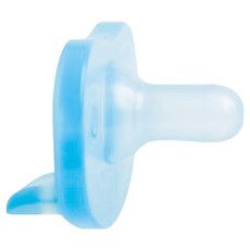 FARLIN 全矽膠安撫奶嘴 0個月以上適用, 藍色, 1個, 第1階段(新生兒用)