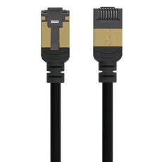 Avier PREMIUM Lite NyflexTM Cat. 6A 極細高速網路線 4.4mm線材 鍍金端子遮蔽RJ45, 5m, 黑色, 1條