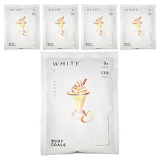 BODY GOALS 白奶昔 蘋果牛奶 5g纖維 120 KCAL, 30g, 5包