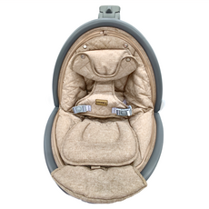 Smartmom 安撫電動斜躺搖籃 適用年齡：2個月以上, 卡其色