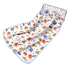 bebehome竹纖維三層嬰兒防水隔尿墊 45 x 30cm 柔軟舒適透氣, 工程車, 1個