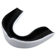 S-SportPlus+ 運動牙套 舒適貼合 運動防護 口腔保護, 黑色 + 白色, 1個, 59 x 46 x 19mm