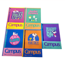 KOKUYO 國譽 Campus 點線筆記本B5, 搖滾史奴比, 5本