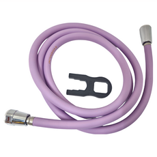 AQUADUO 高級型無扭結軟管, 360度旋轉, 防漏水, PVC材質, 2m, 紫色