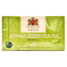 DONG JYUE 東爵好茶 商用茉香綠茶763 兌濾包, 25g, 24包, 1盒