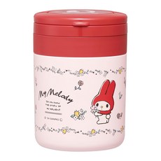 Skater 折疊手柄不鏽鋼保溫罐, 美樂蒂, 300ml, 1個