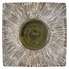 角皿 日本製 18 x 2.5cm XL09128-1 1個, 織部