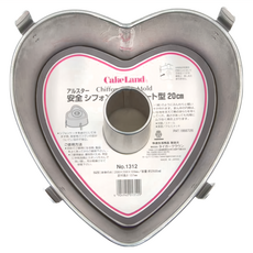 Cakeland CK1312 戚風蛋糕模 心型, 20cm, 1個