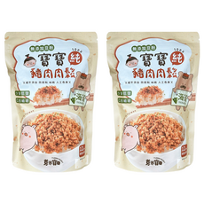 YUMMY BABY 芽米寶貝 海藻 纖維細緻 100%純肉鬆 全瘦肉製成 無添加豆粉 少油低鹽, 78g, 2袋