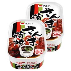 MARUHA NICHIRO 丸哈 秋刀魚蒲燒罐, 80g, 2罐