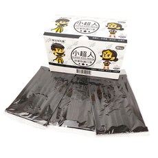 貝貝佳小超人三層口罩 OZ-防甲醛 防塵 細菌防護 獨立包裝 小臉大人/大童適用, 黑色, 50片, 1盒