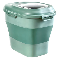 skylife 摺疊飼料桶, Green, 1個, 50L