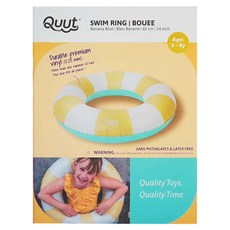 QUUt 游泳圈 - 香蕉藍 (60cm), 耐用優質PVC, 1個