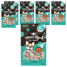 Happy Hour 樂點 骨健雞肉打結骨 培根風味 (2.5吋) 10入, 6包, 140g