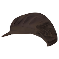 FANCY LIFE 廚房工作帽 半網半布 咖啡色 透氣舒適, 1個