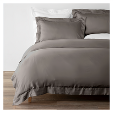 HOLA 和樂家居 PALETTE300織素色天絲被套雙人 1.19kg, 礫石灰