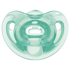 NUK SENSITIVE全矽膠安撫奶嘴, 6~18個月, 綠色, 1個