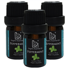 BONNIE HOUSE 植享家 薄荷精油 5ml 有機精油 澳洲製造, 3瓶