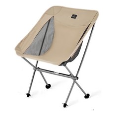 Naturehike 挪客 款鋁合金折疊月亮椅, 沙丘褐, 1個