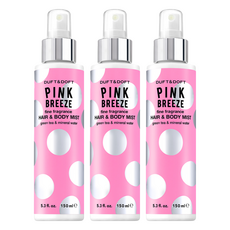 DUFT&DOFT 身體髮香噴霧 Pink Breeze 150ml 含綠茶和礦泉水, 3瓶