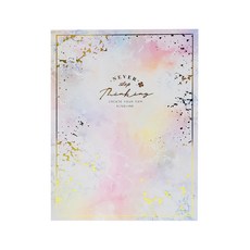 SEASON Paper&Gift 四季紙品禮品 A4精裝資料簿 Set 30入，美術紙硬板封面，0.06mm特厚透明PP內頁, 粉紋, 1本