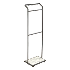 LiFArt 日系珪藻土雨傘架, 34.1 x 23.1 x 105cm, 白色, 簡約時尚, 居家收納, 1個