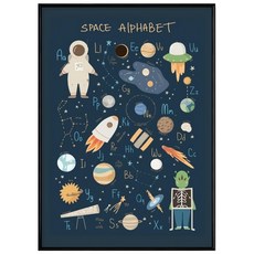 太空字母表, 黑色