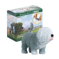 KIDO BUDDY 紓壓犬 古代牧羊犬 7 x 4 x 8cm 紓壓玩具 辦公室小物 療癒擺飾, 1個