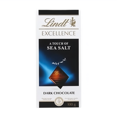 EXCELLENCE 極醇系列 海鹽口味黑巧克力 薄片造型, 100g, 1片