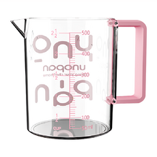 unopan 屋諾 料理塑膠杯-500ml(粉紅色), 1個